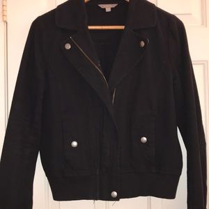 Dark Navy Biker Jacket